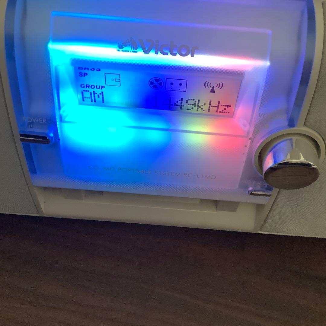 ビクター CD/MDラジカセ Clavia RC-L1MD-W