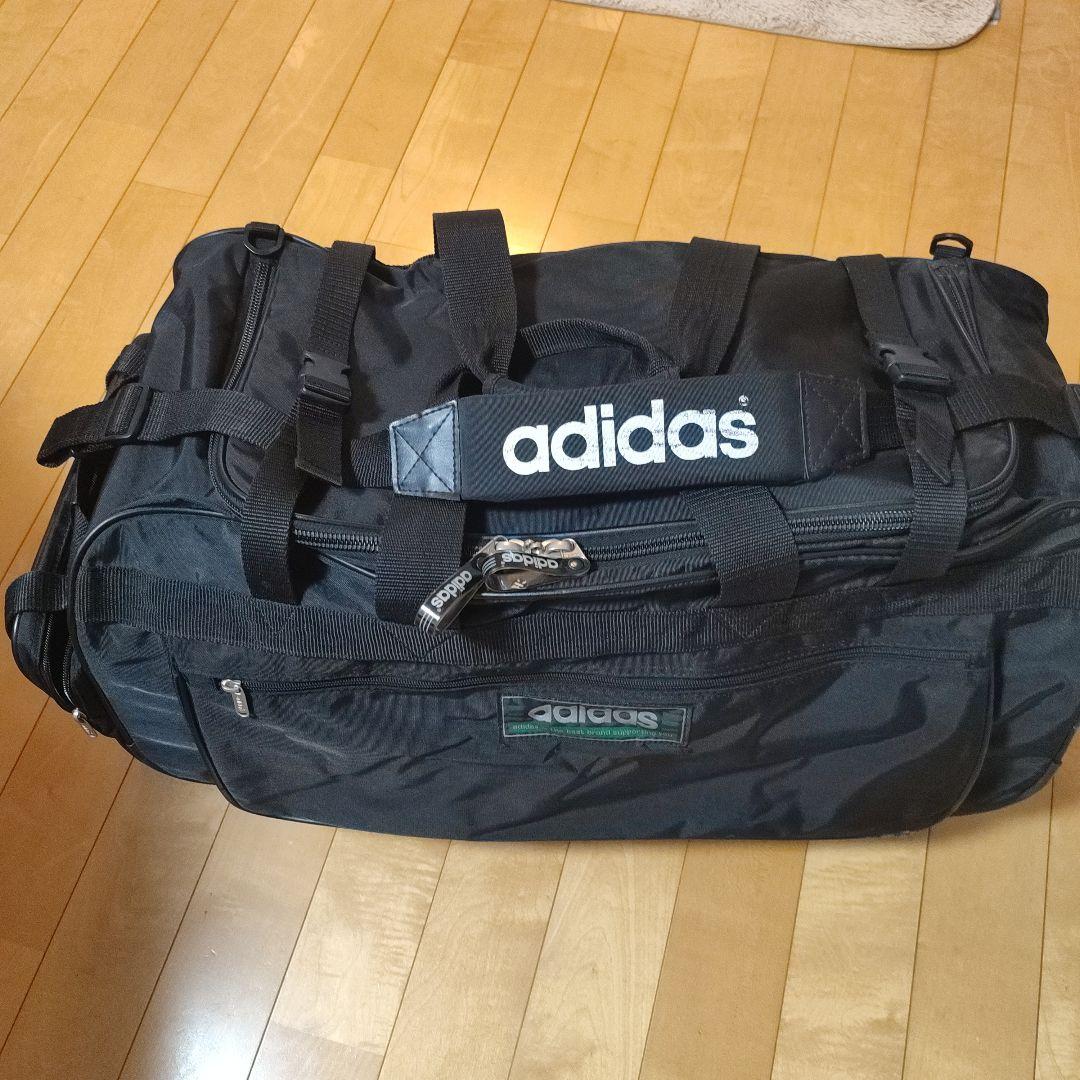７０㍑ キャスター付き　adidas アディダス　大容量ボストン ブラック