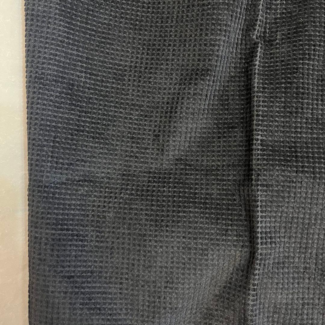 80s ヴィンテージ USA製 2タック コーデュロイパンツ ブラック