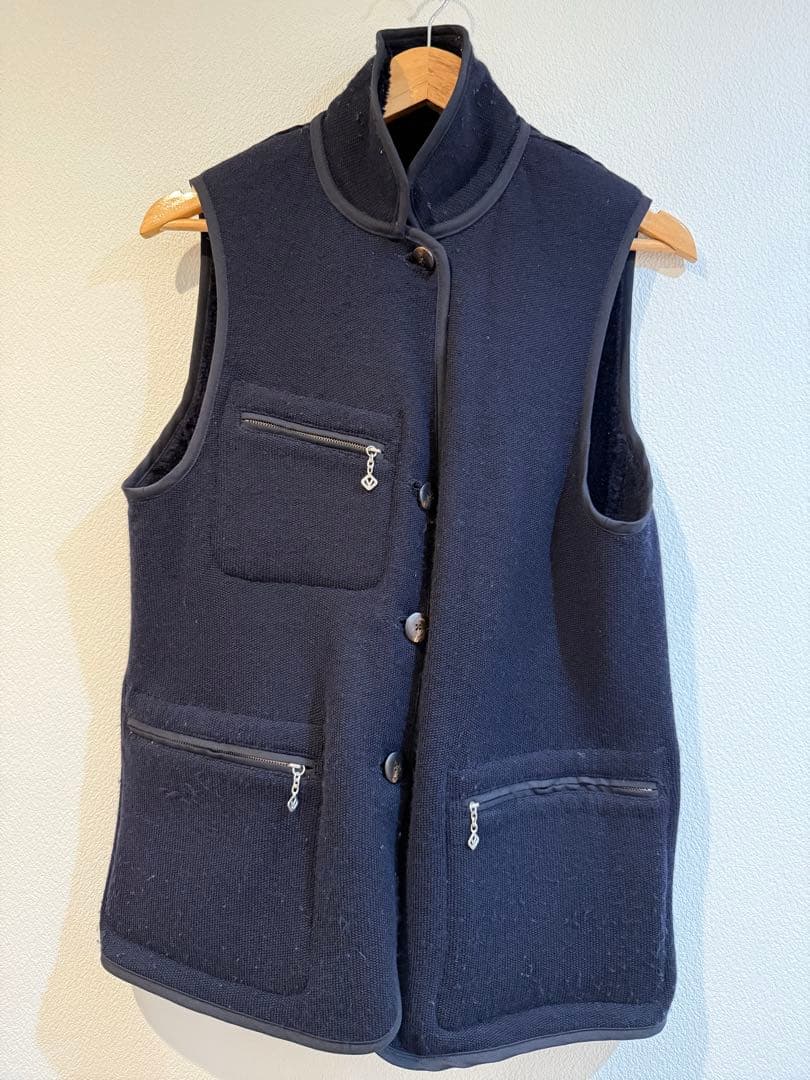 トップス visvimsport VS GILET BOA SUPERFINE NAVY2