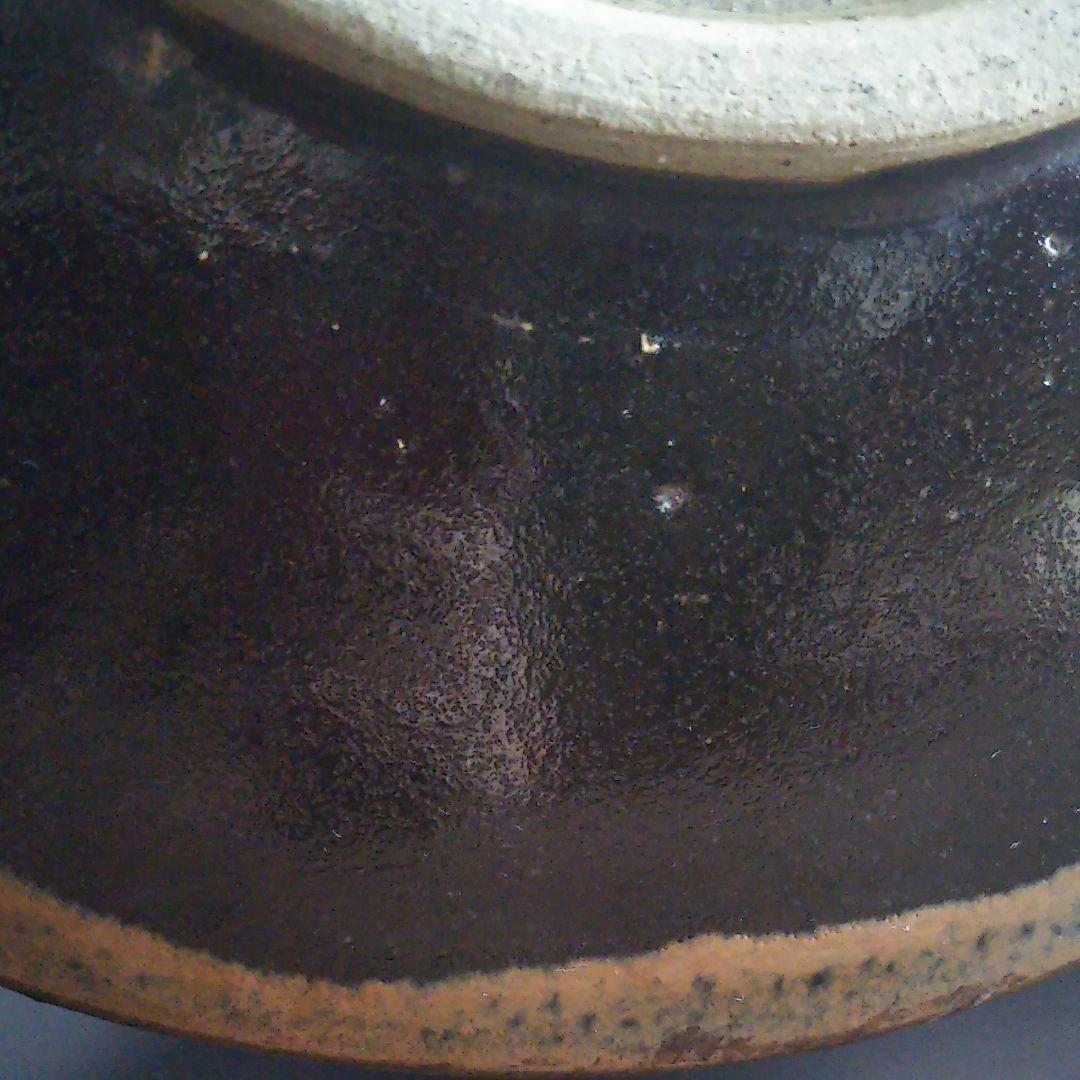 益子焼　草文大皿　陶芸　作家物　オモダカ