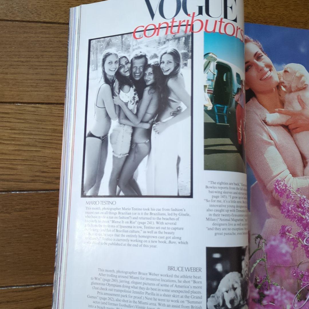 洋書 Vogue us may2000 gisel swimsuit issue