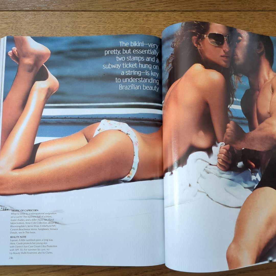 洋書 Vogue us may2000 gisel swimsuit issue