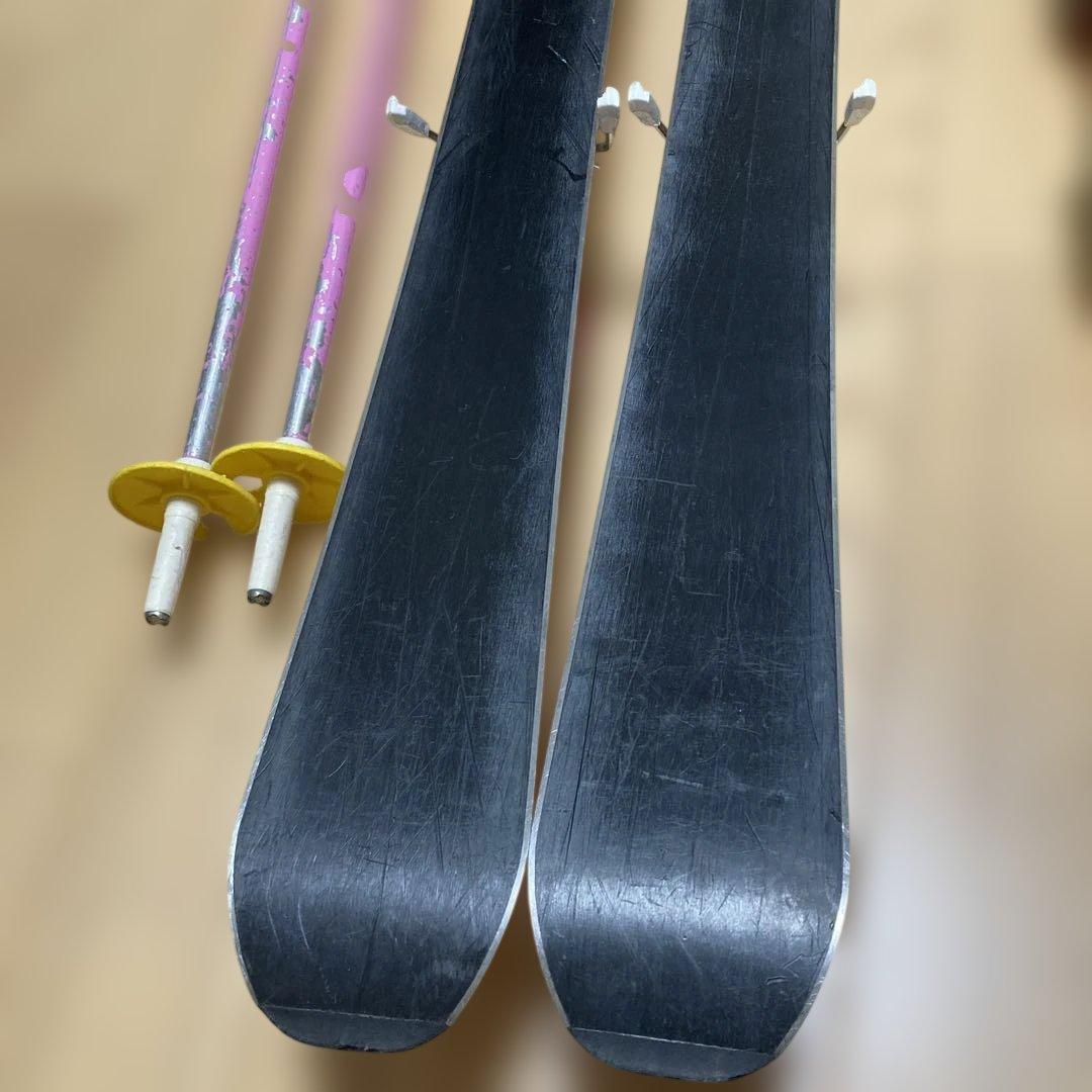 ロシニョール　スキー板　3点セット　ブーツ　ストック　21.5 255 ピンク