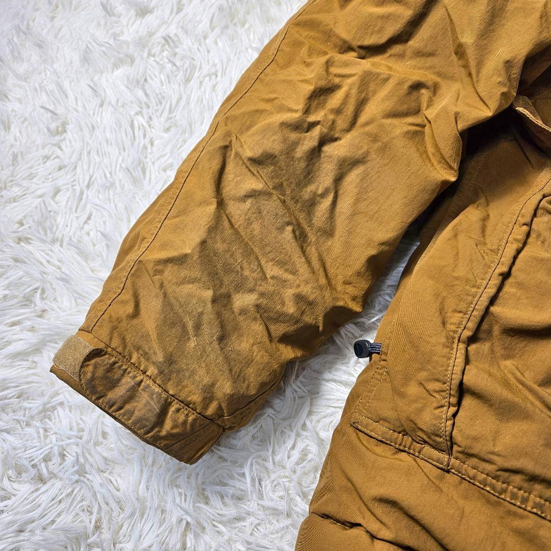 【極暖】モンベル　ローガンダウンパーカ イエロー　ファー欠品　1101446