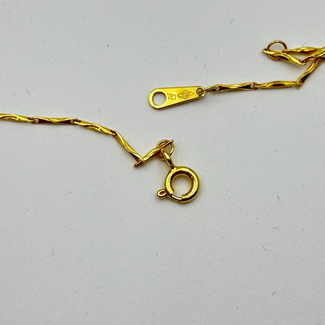 ⭐ 極美品 ✨K18ゴールドツイストチェーンネックレス