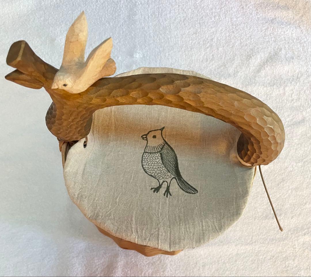 KIYATA かご かごバッグ バスケット 鳥 とり トリ