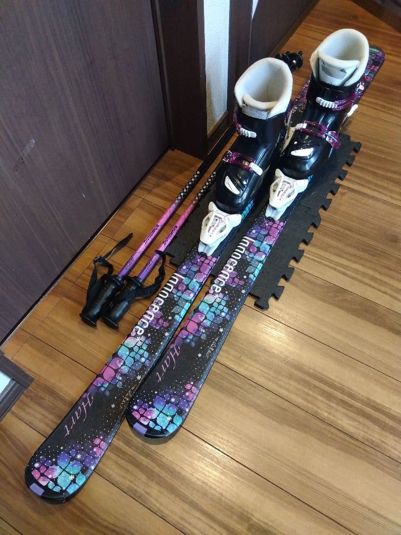 ✨️美品✨️HART/ティーンズ・レディース用/スキーセット/メンテ・WAX済✔
