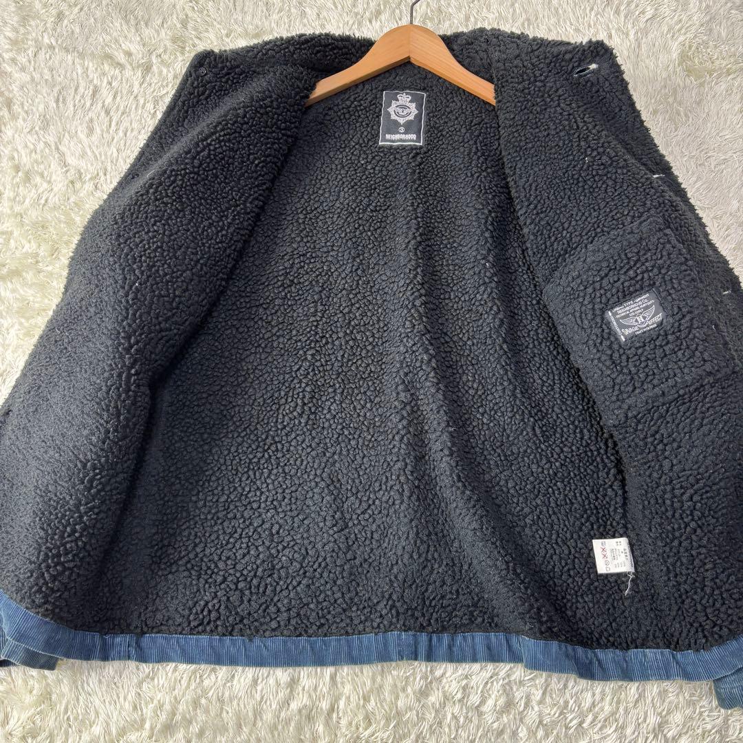 【希少】ネイバーフッド ボアジャケット デニム コーデュロイ サイズ3 L相当