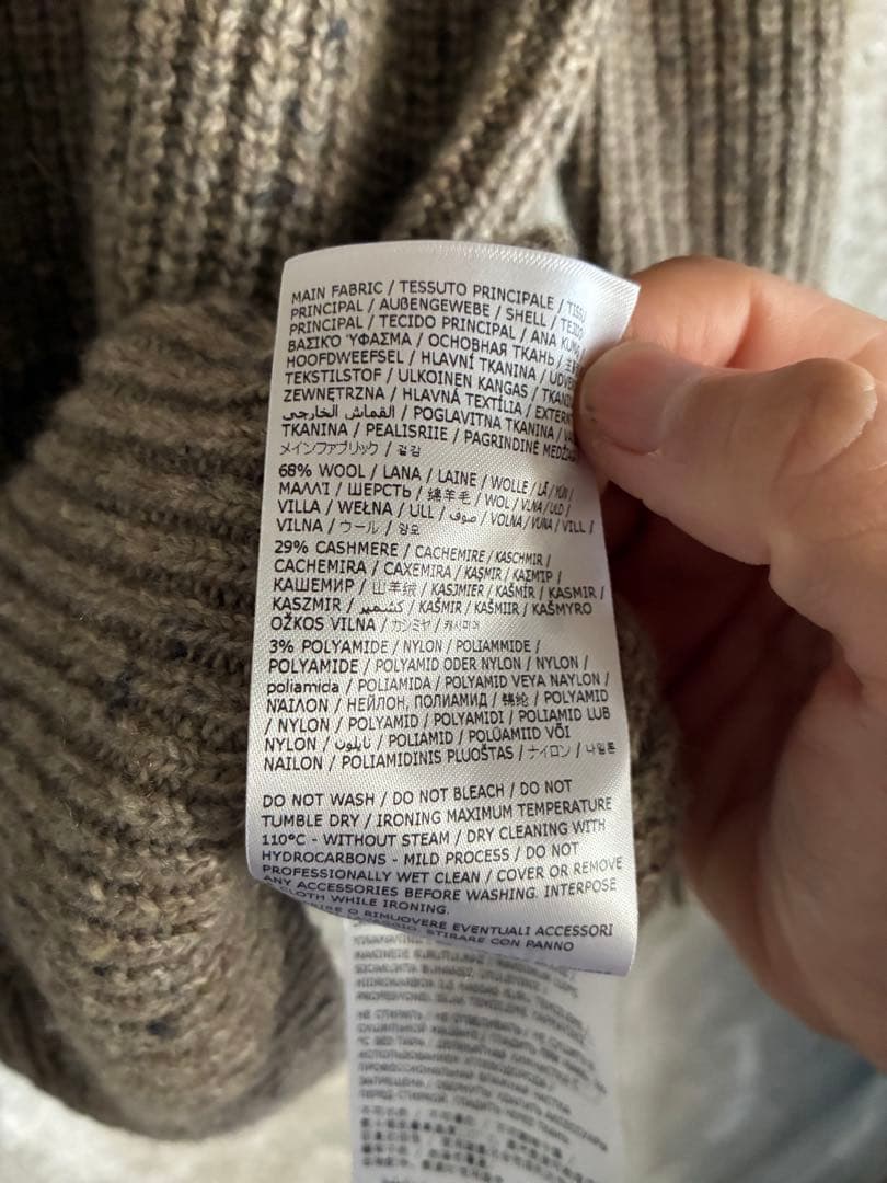 maison margiela ニット　カシミヤ　メゾンマルジェラ