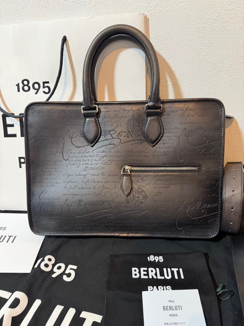 三連休値下　定価62万berlutiベルルッティ アンジュールミニブリーフケース