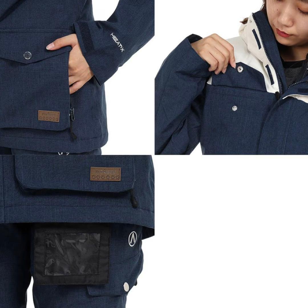 【新品】エアボーン ARBN▪スキーウェア 上下セット▪Mサイズ