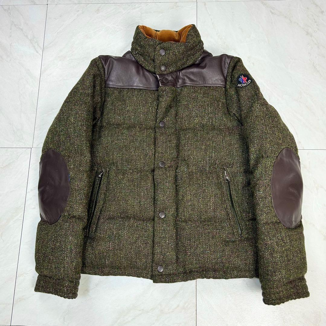 美品 MONCLER JUNYA WATANABE ダウン ツイード エベレスト