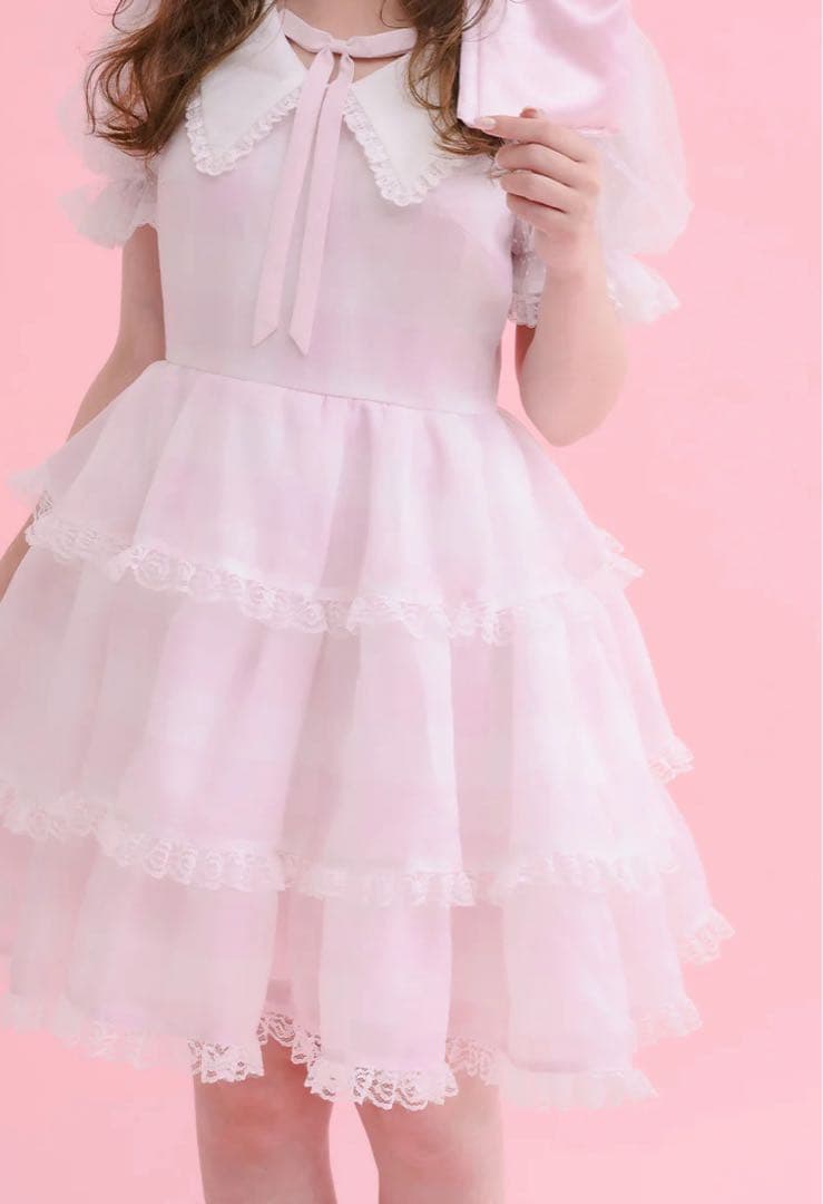 7d78 メルフィーメモリー 姫系 ワンピース ピンク M