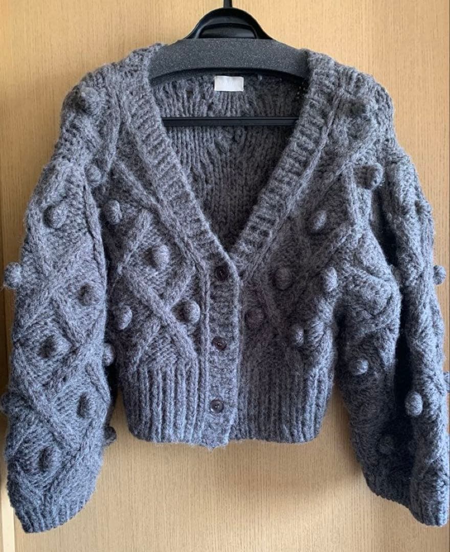 シーニュ cygne 手編みポンポンカーディガン Florent