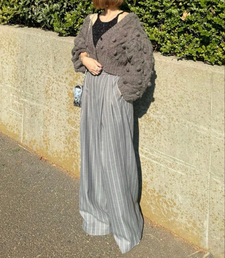 シーニュ cygne 手編みポンポンカーディガン Florent