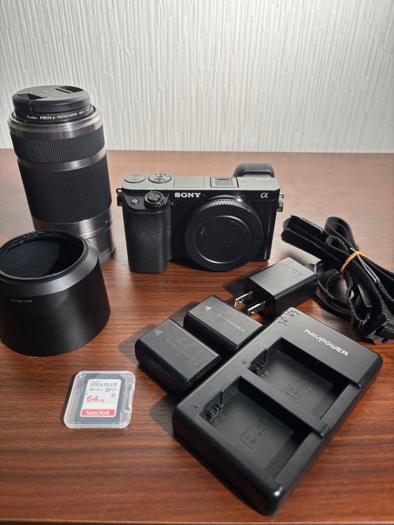 SONY ミラーレスカメラα6100本体+ズームレンズセット