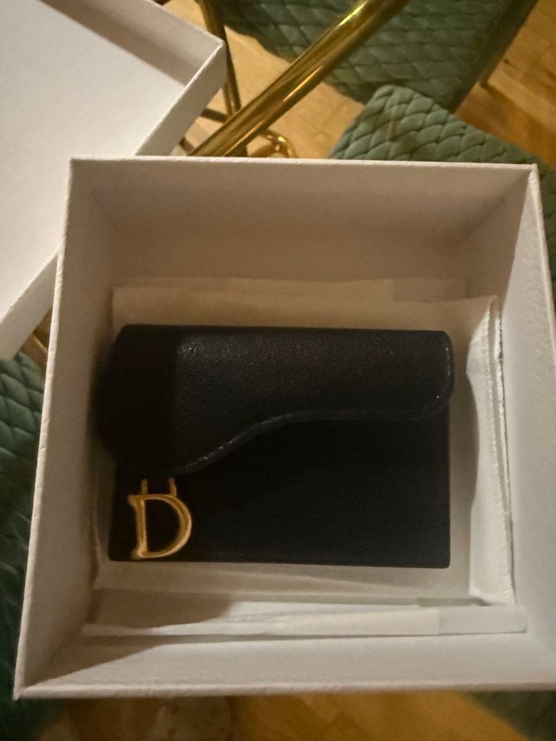 特別価格Christian Dior 黒レザー名刺入れ