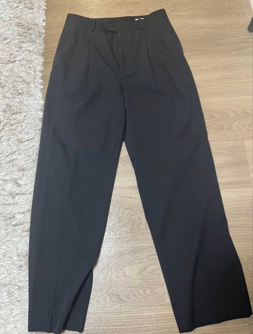 AURALEE LIGHT WOOL MAX GABARDINE スラックス