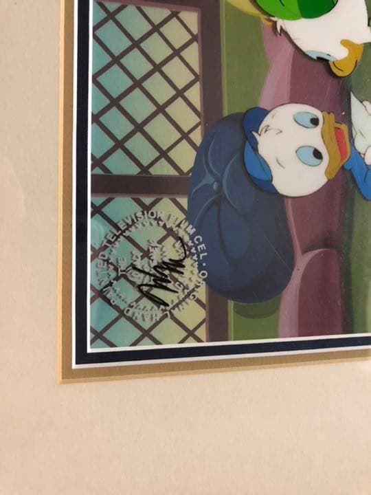 ディズニー　セル画　ダック.テイルのセル画