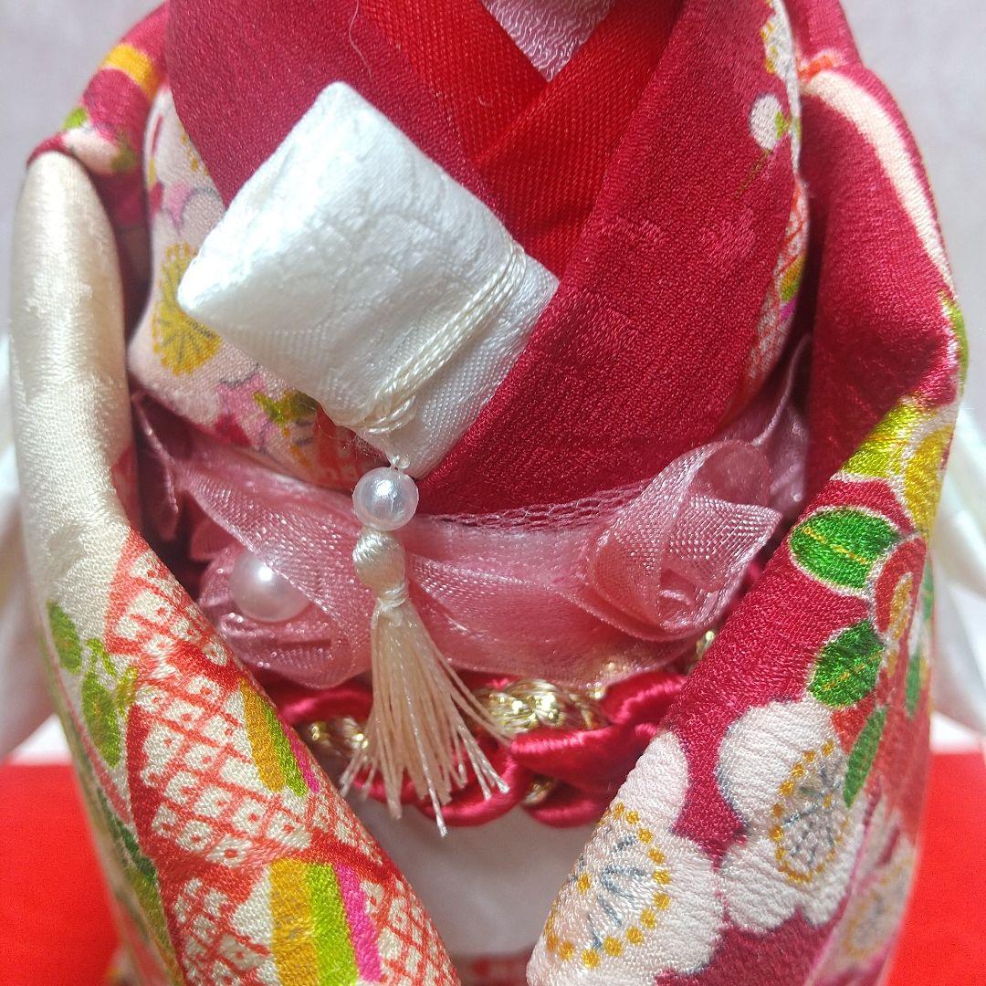 ちりめん細工 古布 うさぎの新郎新婦