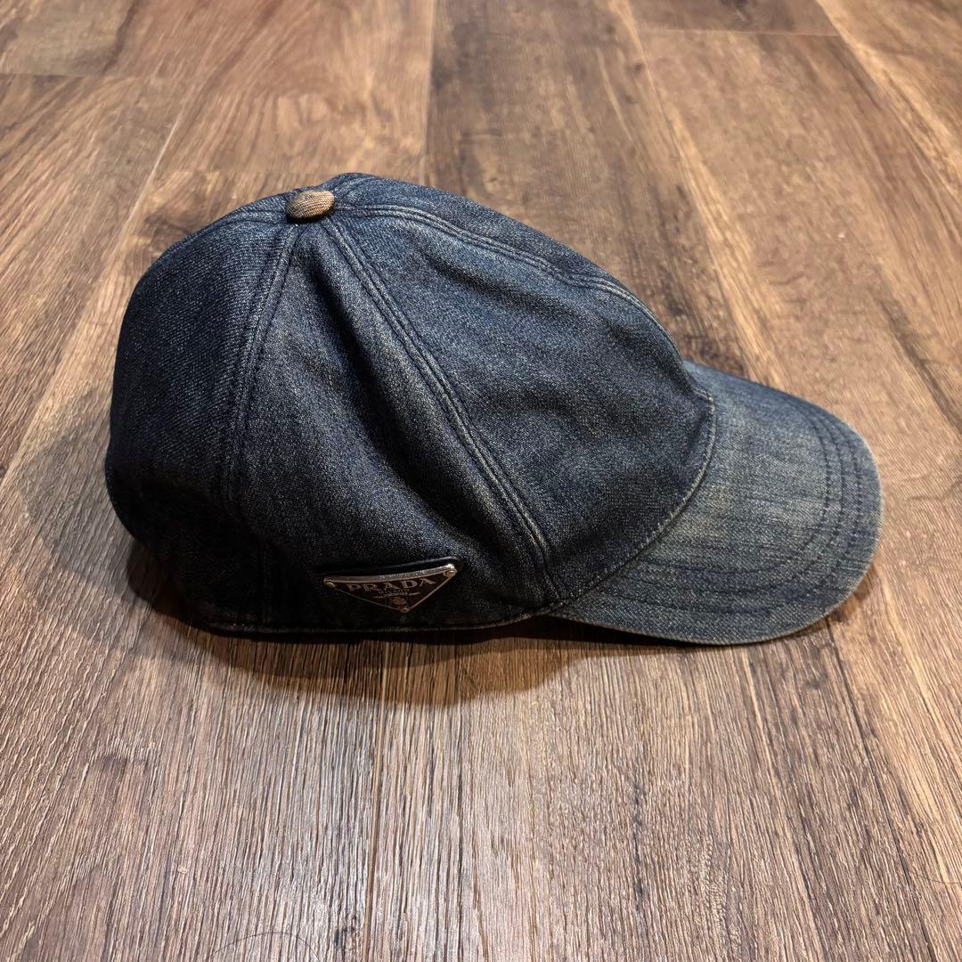 PRADA プラダ　ロゴデニムキャップ　2HC274