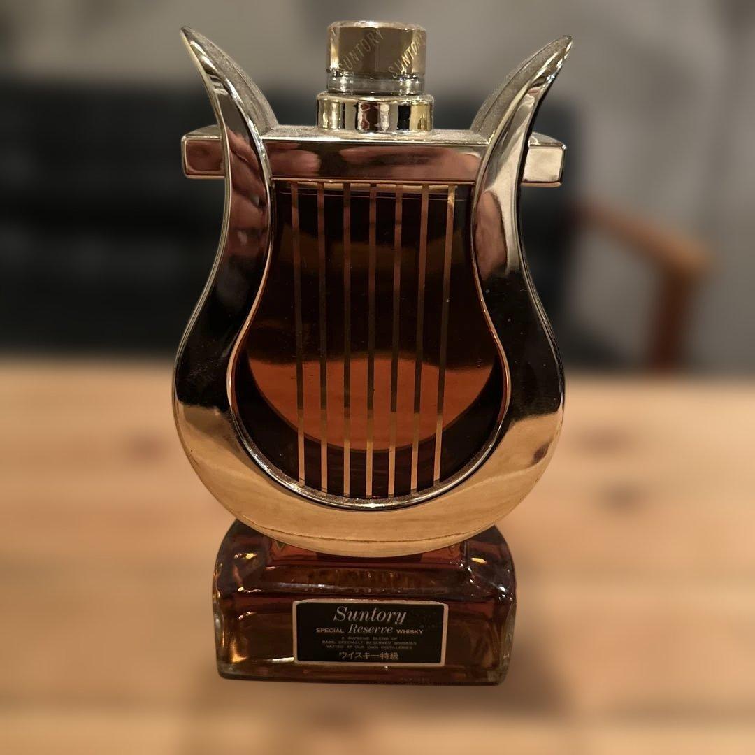 サントリー ウイスキー リザーブ ハープ型ボトル