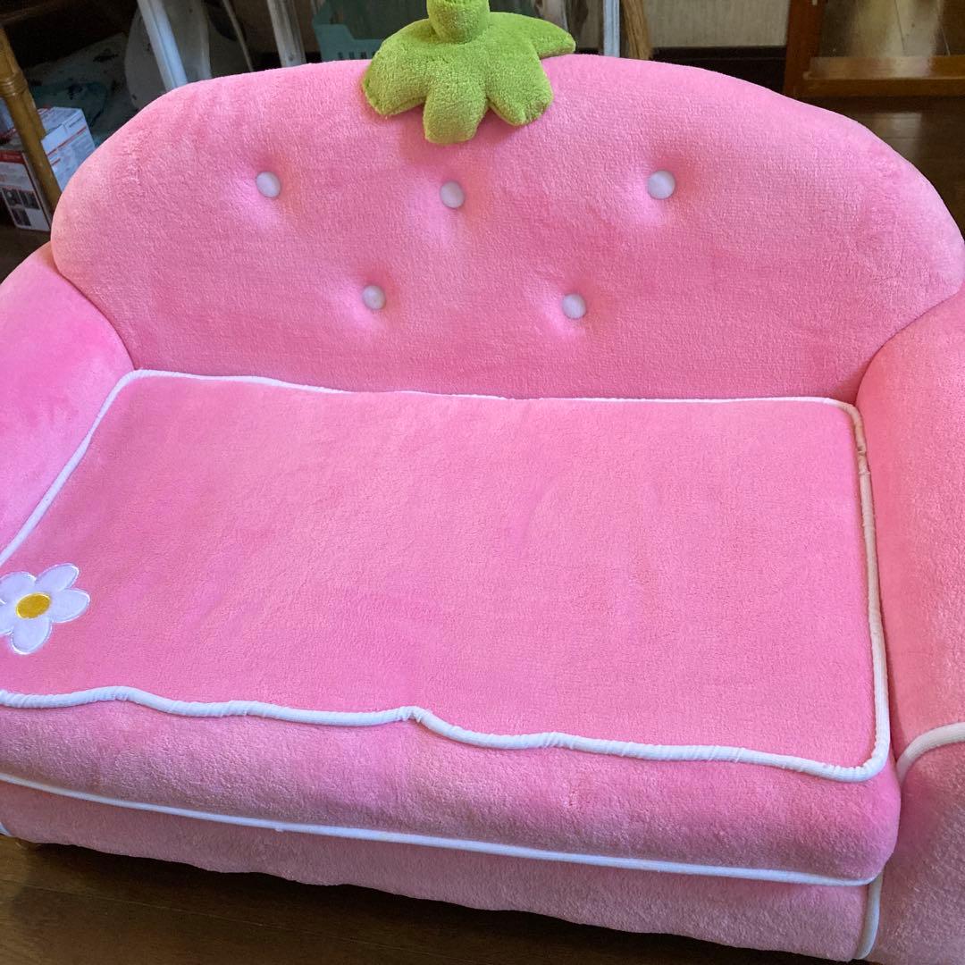 いちごソファー 子供用 マザーガーデン