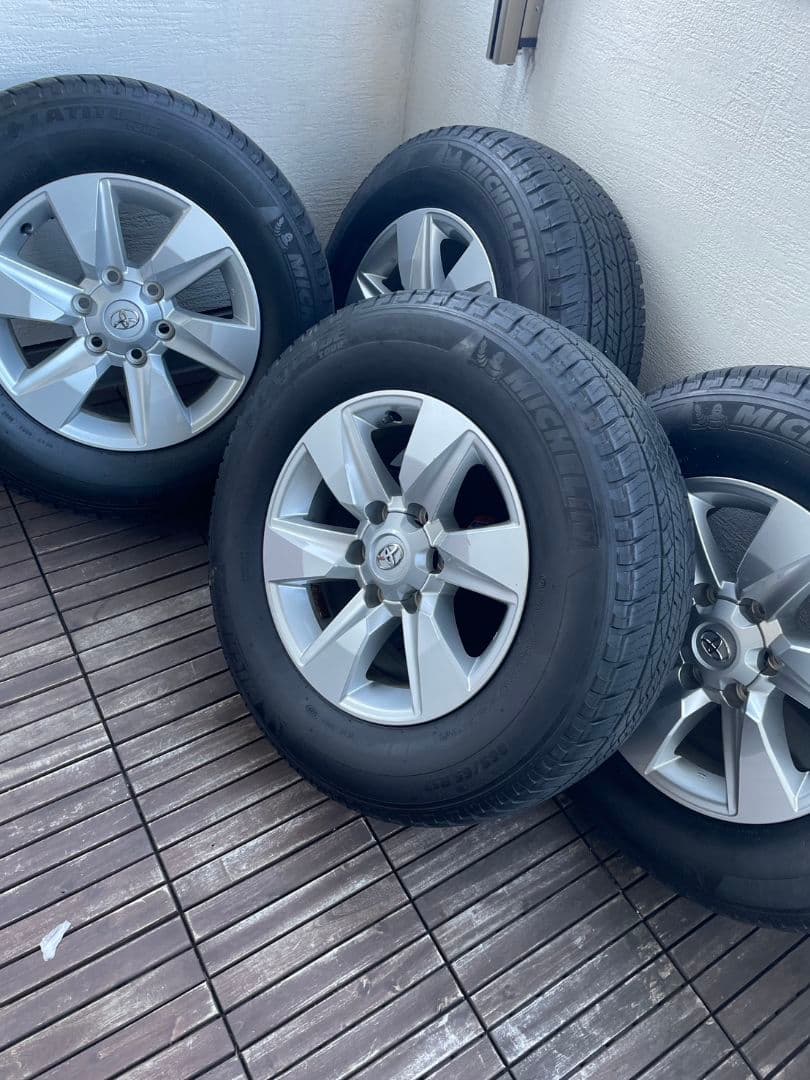 プラド後期　純正ホイールタイヤセット （1本分）150系後期プラド