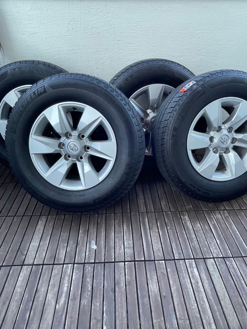 プラド後期　純正ホイールタイヤセット （1本分）150系後期プラド