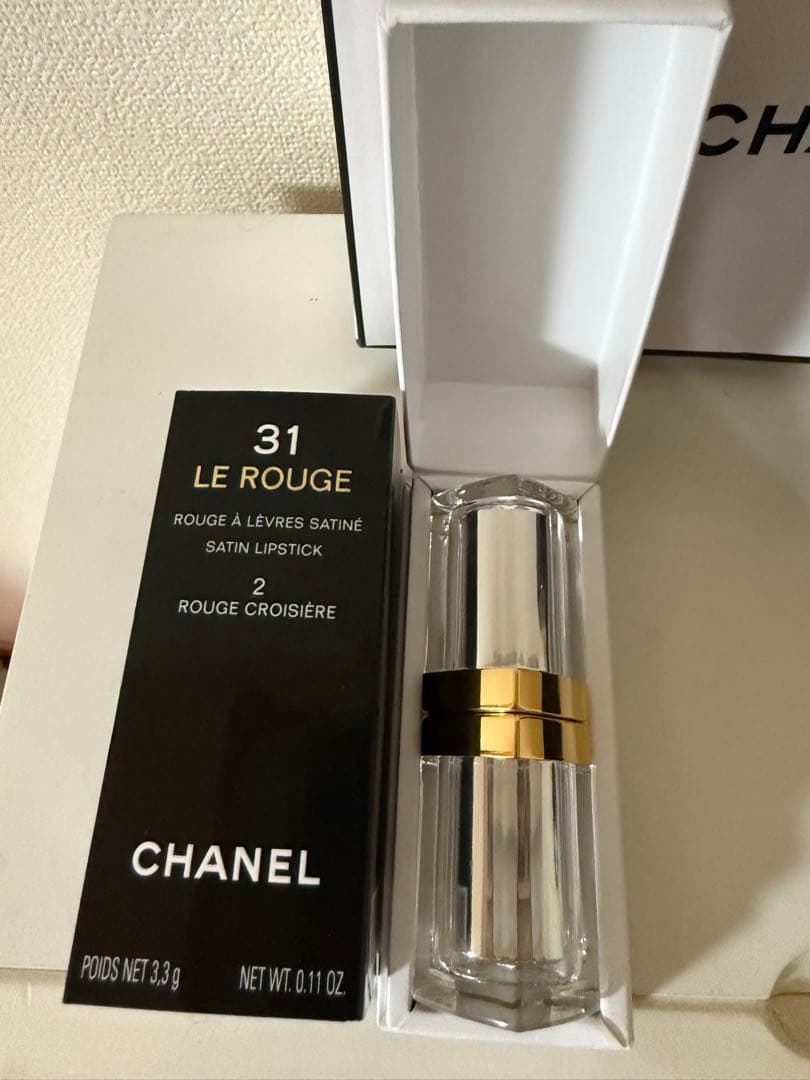 CHANEL LE ROUGE 31 シャネル トランテアン 　黒キルティング