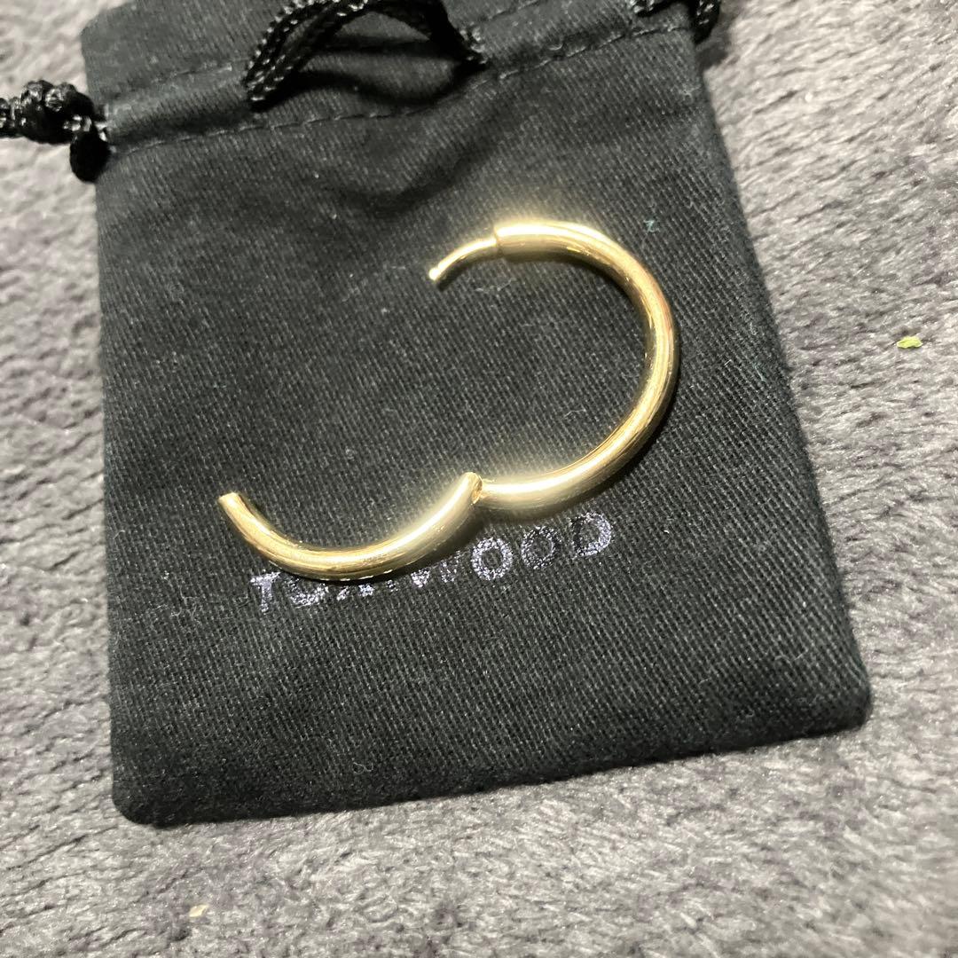 トムウッド　classic hoop large gold ピアス　金