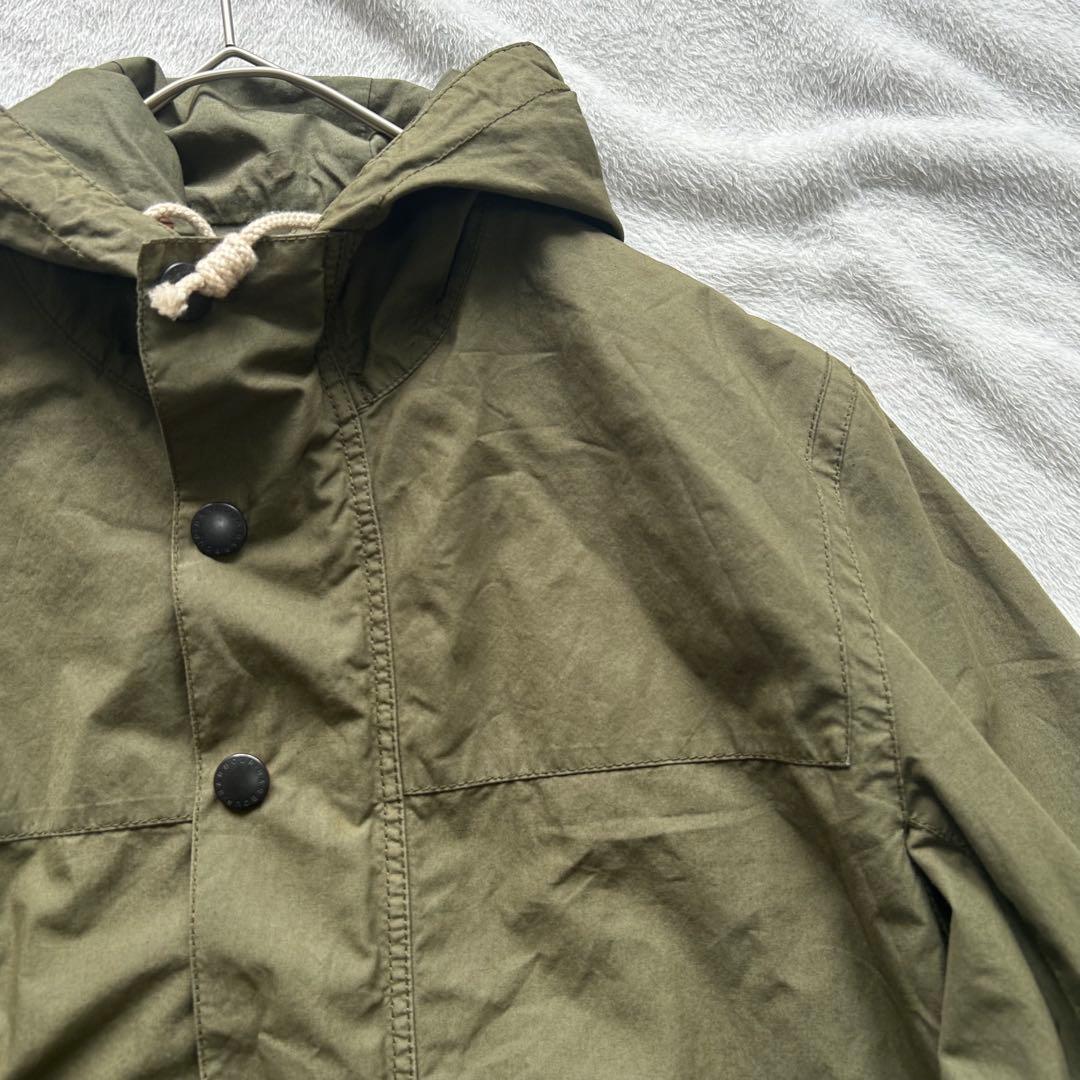 【古着】Barbour バブアー　フーデッドジャケット　Sサイズ　カーキ