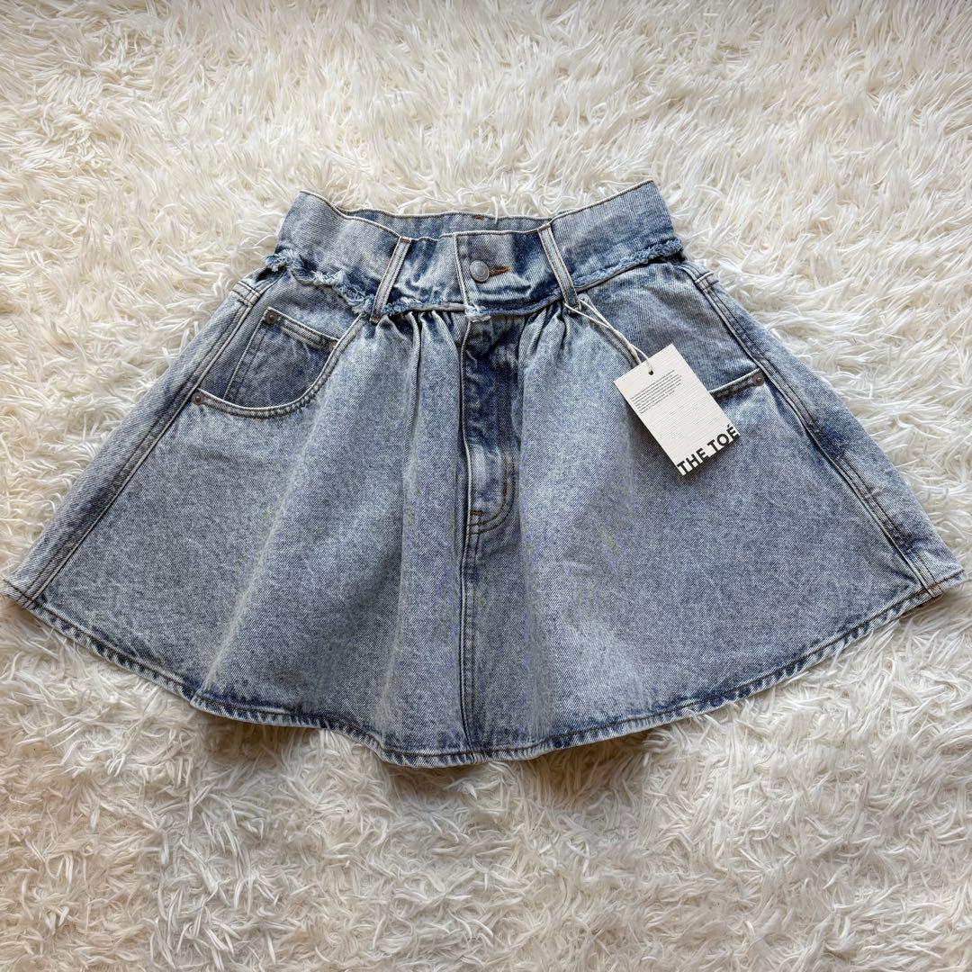 THE TOE ザ・トゥー　デニムミニスカート　新品未使用　タグ付き