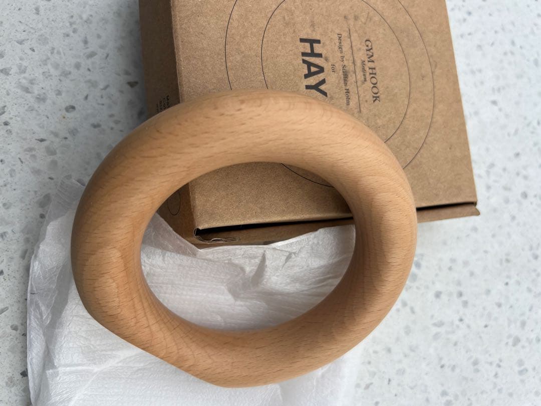 廃盤　HAY GYM HOOK Mサイズ　ナチュラル