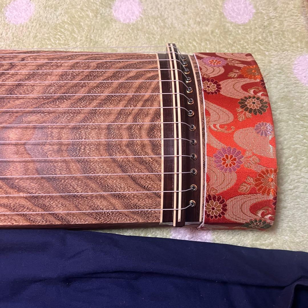 【入門用】木製琴 波模様 スタンド付き