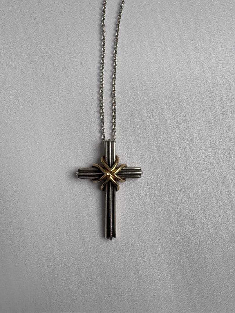 Tiffany & Co.クロスネックレス シルバー925