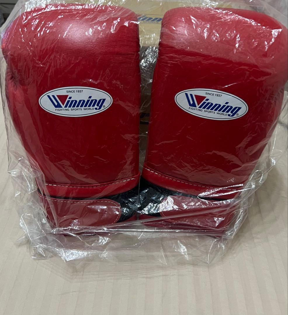 【新品】Winning ボクシンググローブ 14 oz 赤