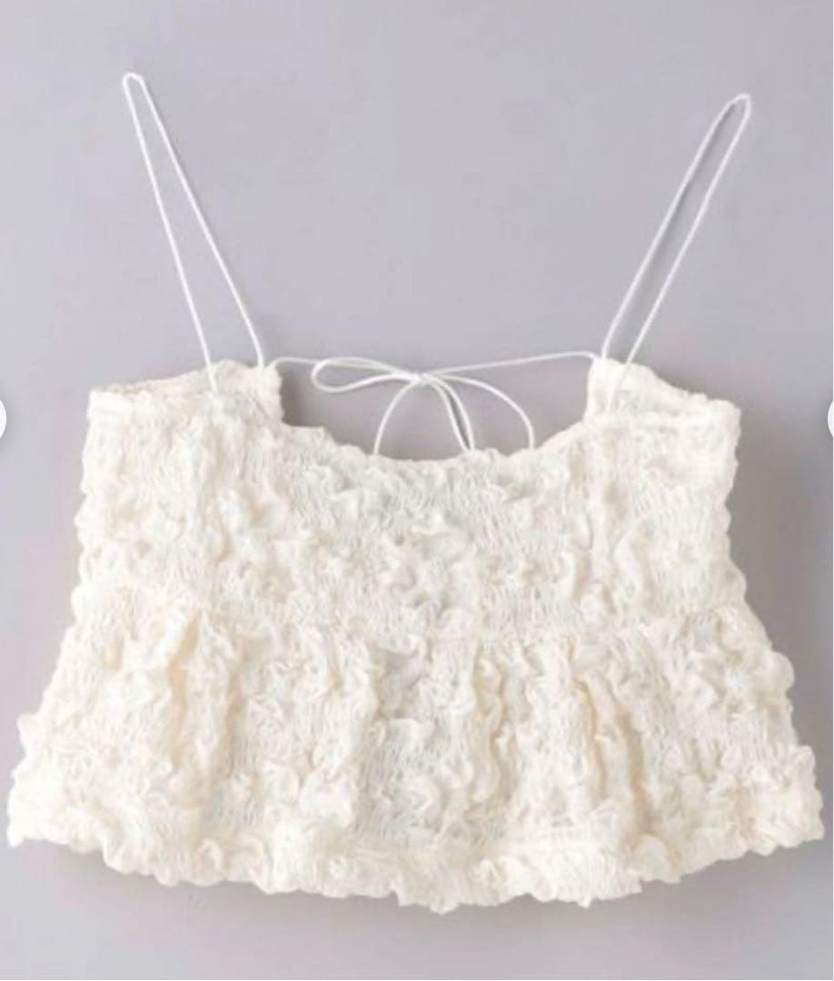 新品未使用★AEWEN MATOPH ポリエステル シャーリング キャミソール