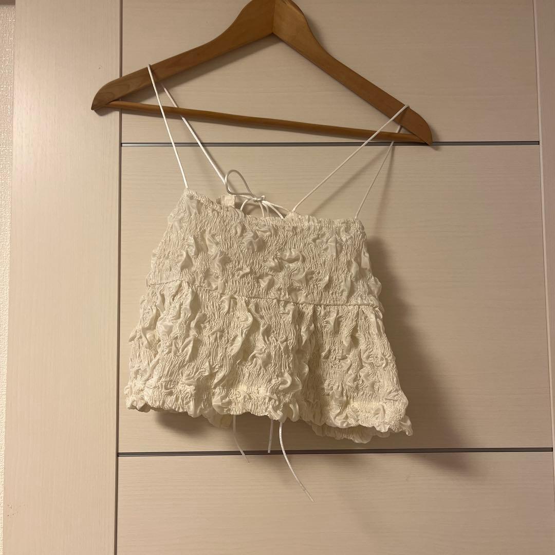 新品未使用★AEWEN MATOPH ポリエステル シャーリング キャミソール