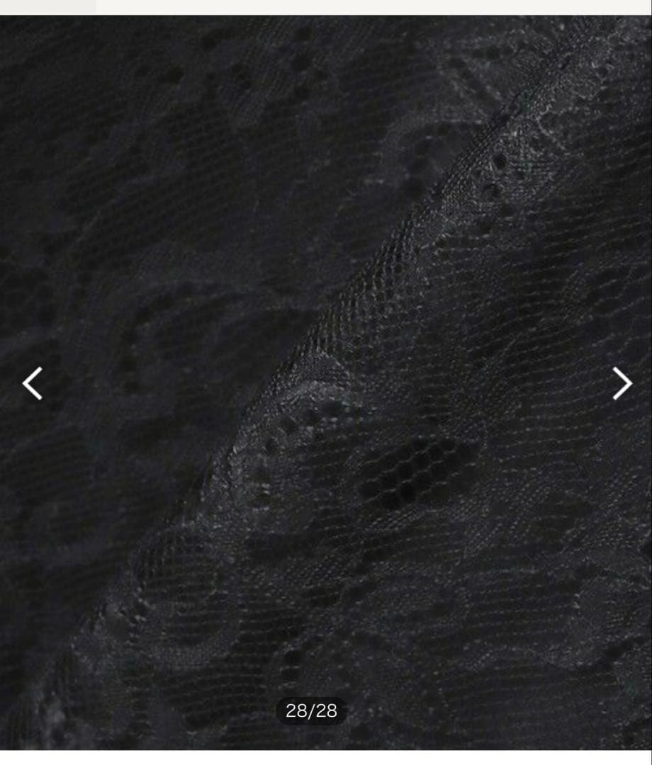 LOULOU WILLOUGHBY レースベロアリボンブラウス ブラック M