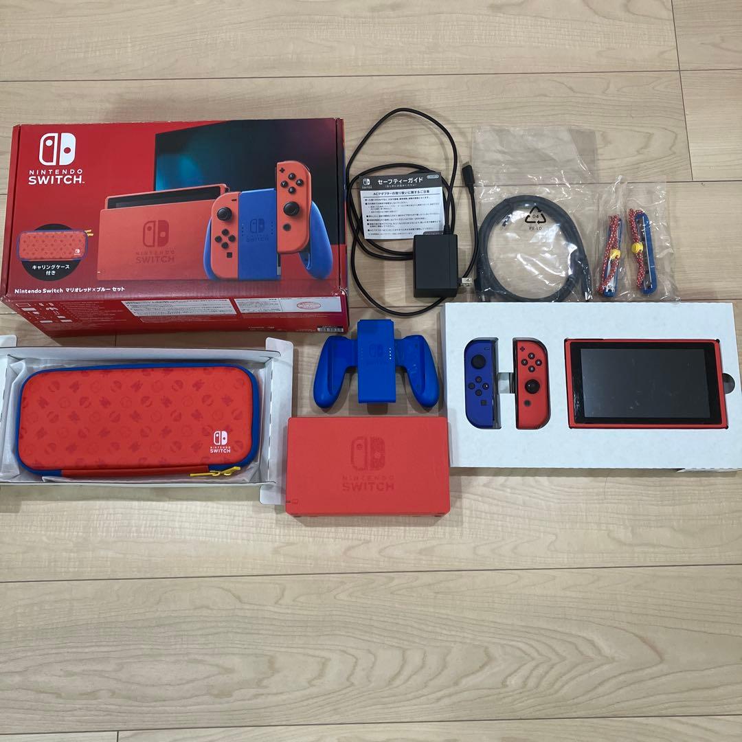 スイッチ　本体　マリオレッド ブルー　限定品
