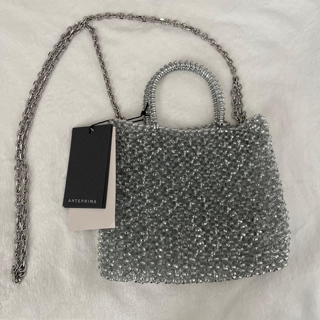 ★新品★ ANTEPRIMA アンテプリマ　ミニアトゥーラ　人気カラーシルバー