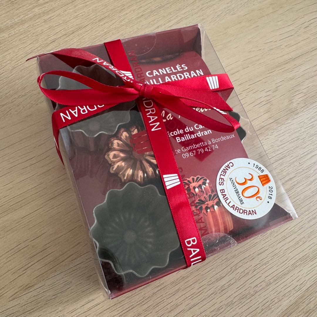 カヌレ発祥 バイヤルドラン 銅製カヌレ型 6個入