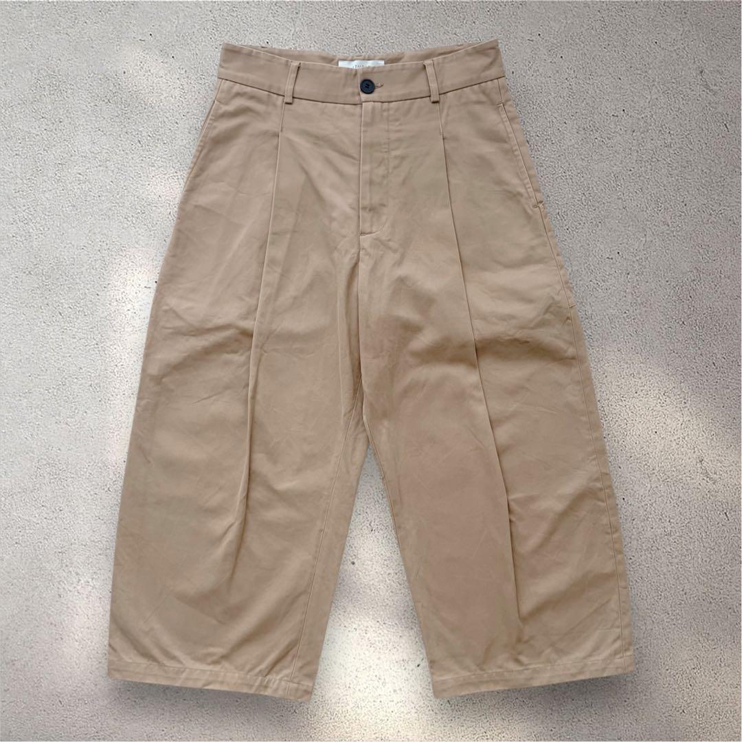 【超美品】STUDIO NICHOLSON ブリッジパンツTAN ベージュ XS