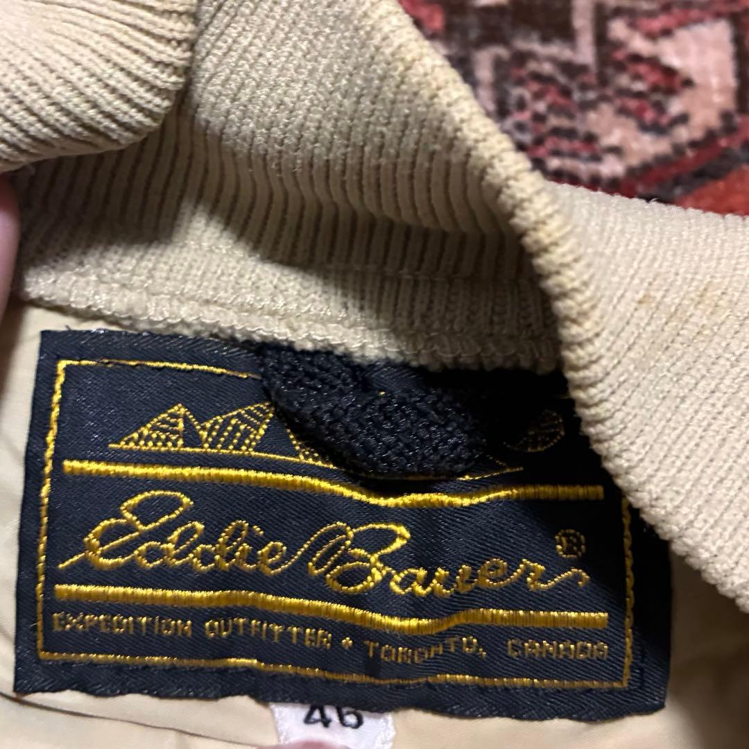 70s USA製Eddie Bauer黒タグ ダウンベスト 46 XL