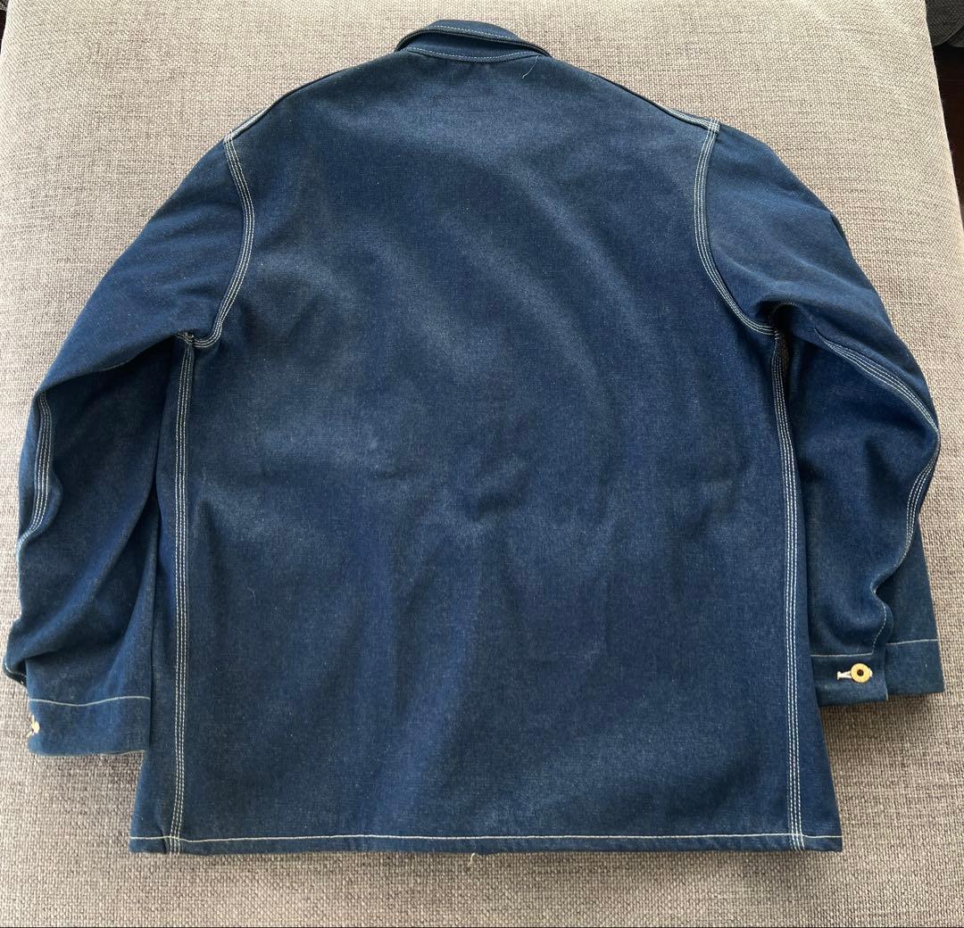 90s UNIVERSAL OVERALL USA製 デニムカバーオール 42