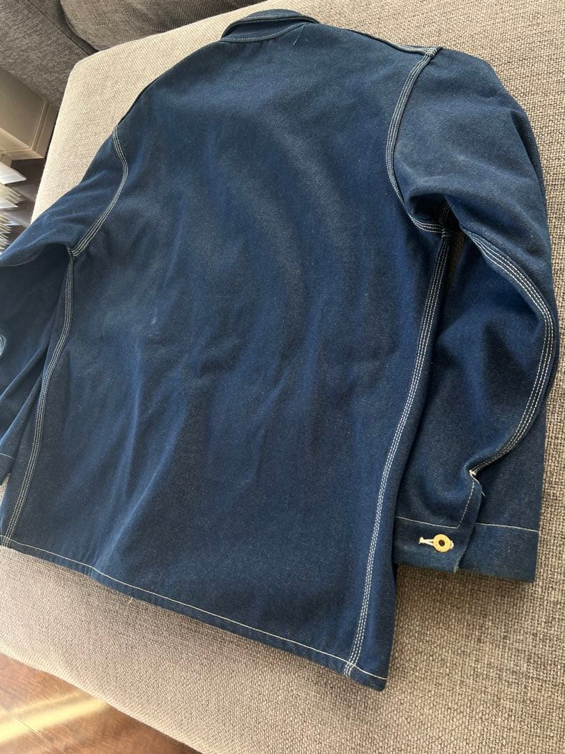 90s UNIVERSAL OVERALL USA製 デニムカバーオール 42