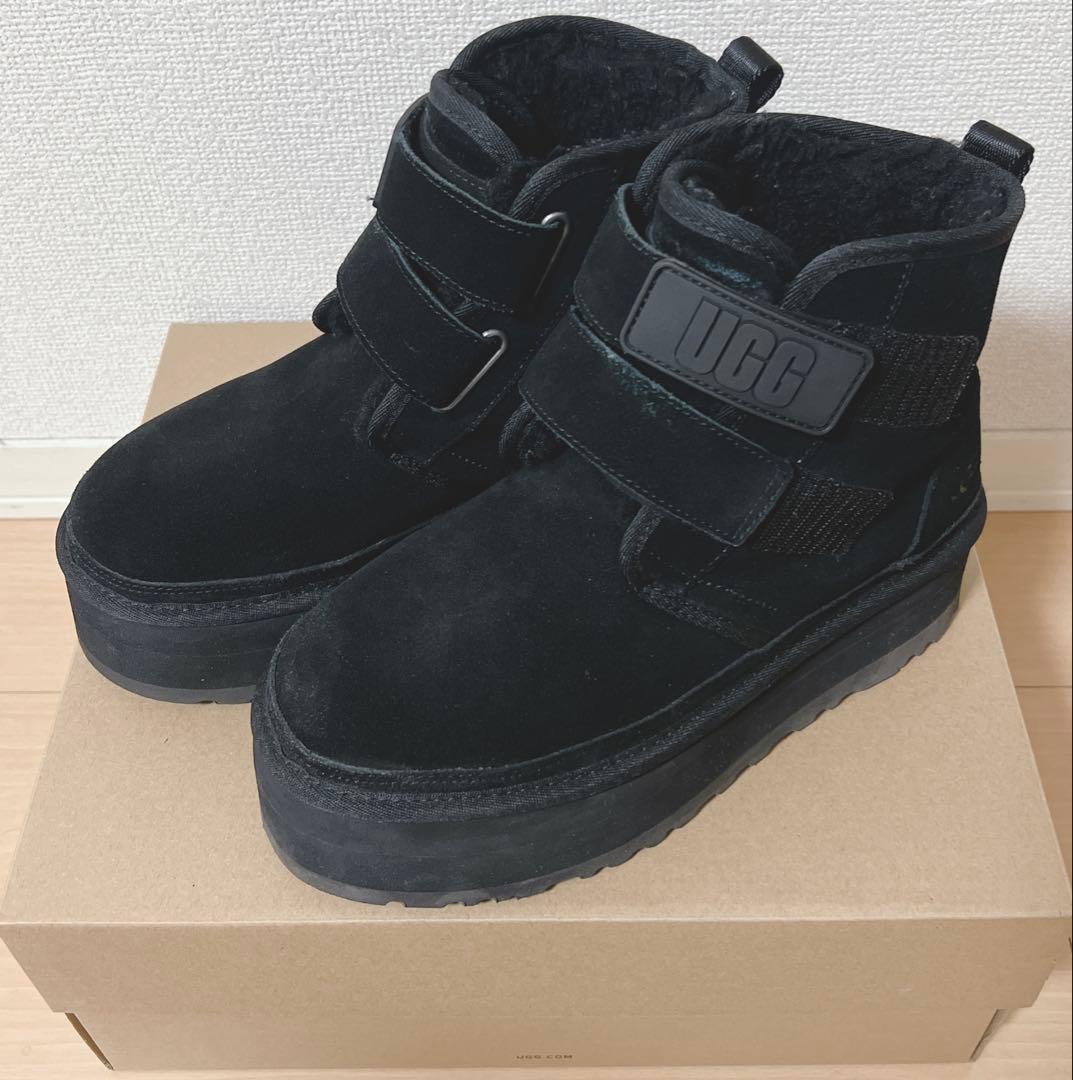UGG Neumel Platform 25cm 黒 ニューメルプラットフォーム