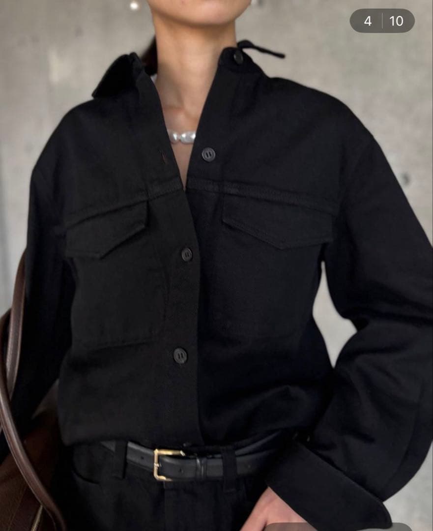 【新品未使用】Chaos イーストデニムシャツ　ブラック